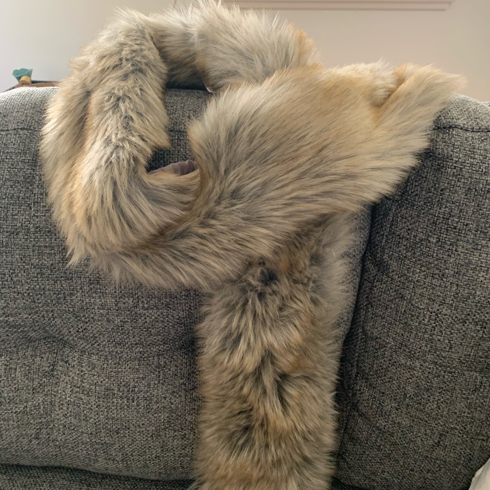 Faux Fur Shawl